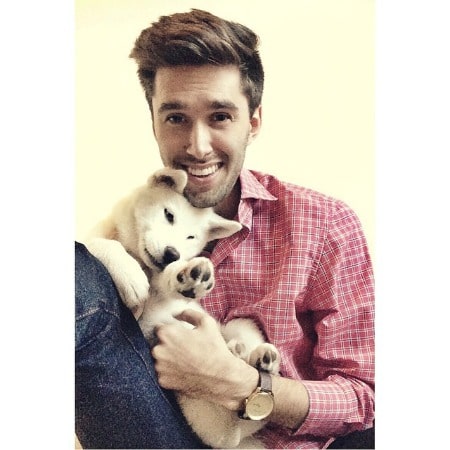 Jeremy With his lovely Pet